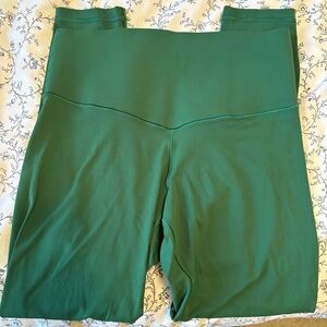 Aerie Offline Hi-Rise Real Me Xtra 7/8 Green Leggings size Large